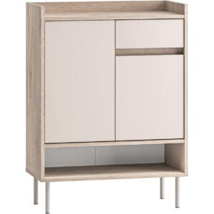 Botník FLEUR 03 dub cremona terracotta / kašmír