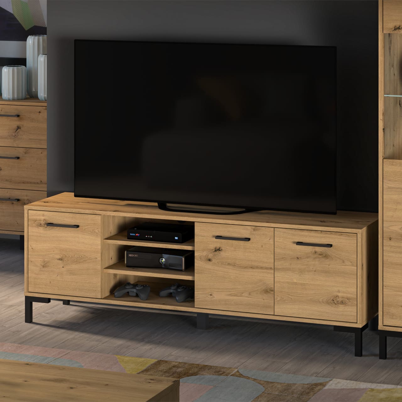 Komoda RTV MEVIA 20 dub artisan - Obrázek 4