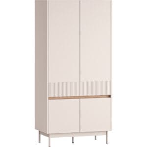 Skříň ERMITE 01 kašmír / dub cremona