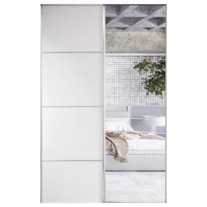 Posuvné dveře ke skříni MERV F4 120 bílé