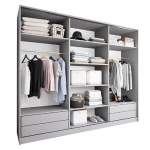 Skříň otevřená MERV K8 270 šedá