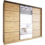 Skříň se zrcadlem a zásuvkami NOVI D 270 dub artisan