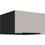 Skříňka horní 60 SILVIA 24 černý / kašmír