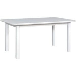 Stůl DS18 90x160/200 bílá dubová dýha