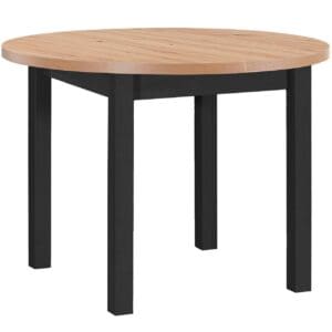 Stůl DS25 100x100/180 artisan laminát / černý
