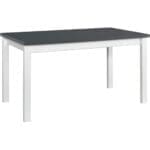 Stůl DS39 92x160/200 grafit laminát / bílý