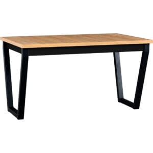 Stůl DS51 80x140/180 artisan laminát / černý