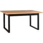 Stůl DS52 80x140/180 artisan laminát / černý