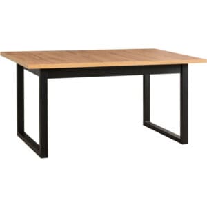 Stůl DS52 80x140/180 artisan laminát / černý
