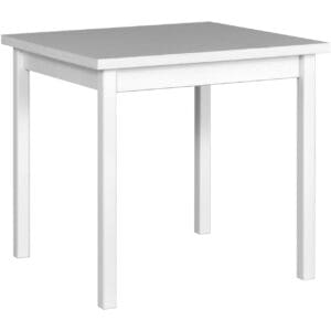 Stůl DS9 80x80 bílý laminát